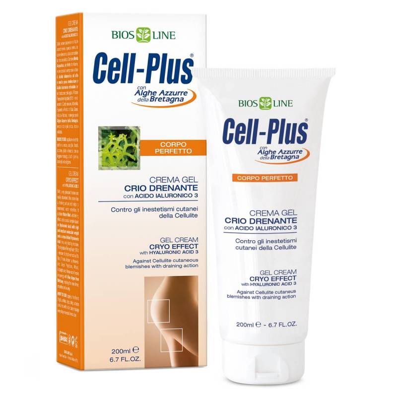 Cell-Plus Crema  Gel  Crio Drenante + Acido Ialuronico